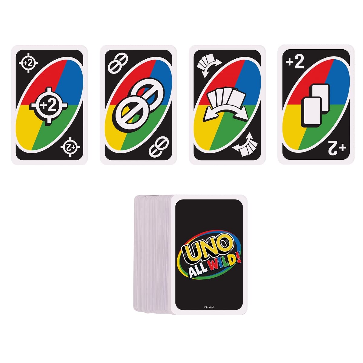 Amazon.co.jp: Mattel Game UNO All Wild HHL33 : Toys & Games